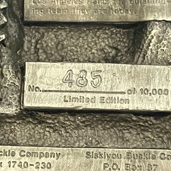 VINTAGE LA RAMS BELT BUCKEL. Come on now, we’re all those ram fans. S B repeat! - Picture 3 of 5